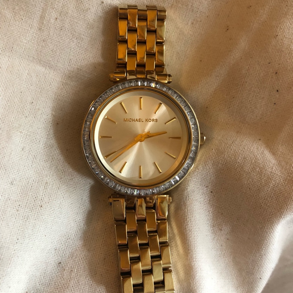 Michael Kors Gold Diamond Watch